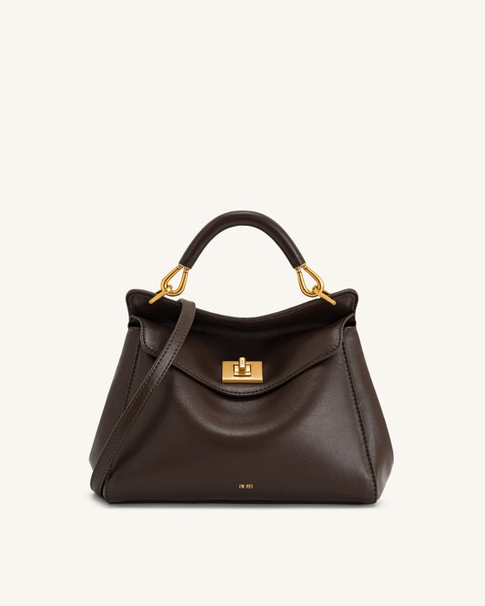 Bolso Lucia Classic Top - Marrón oscuro