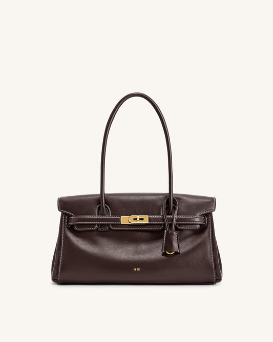 Bolso de hombro Yara - Marrón oscuro