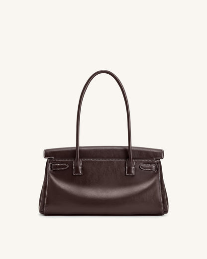 Bolso de hombro Yara - Marrón oscuro