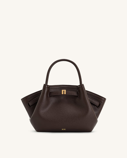Bolso de mano Hana Mini - Marrón oscuro