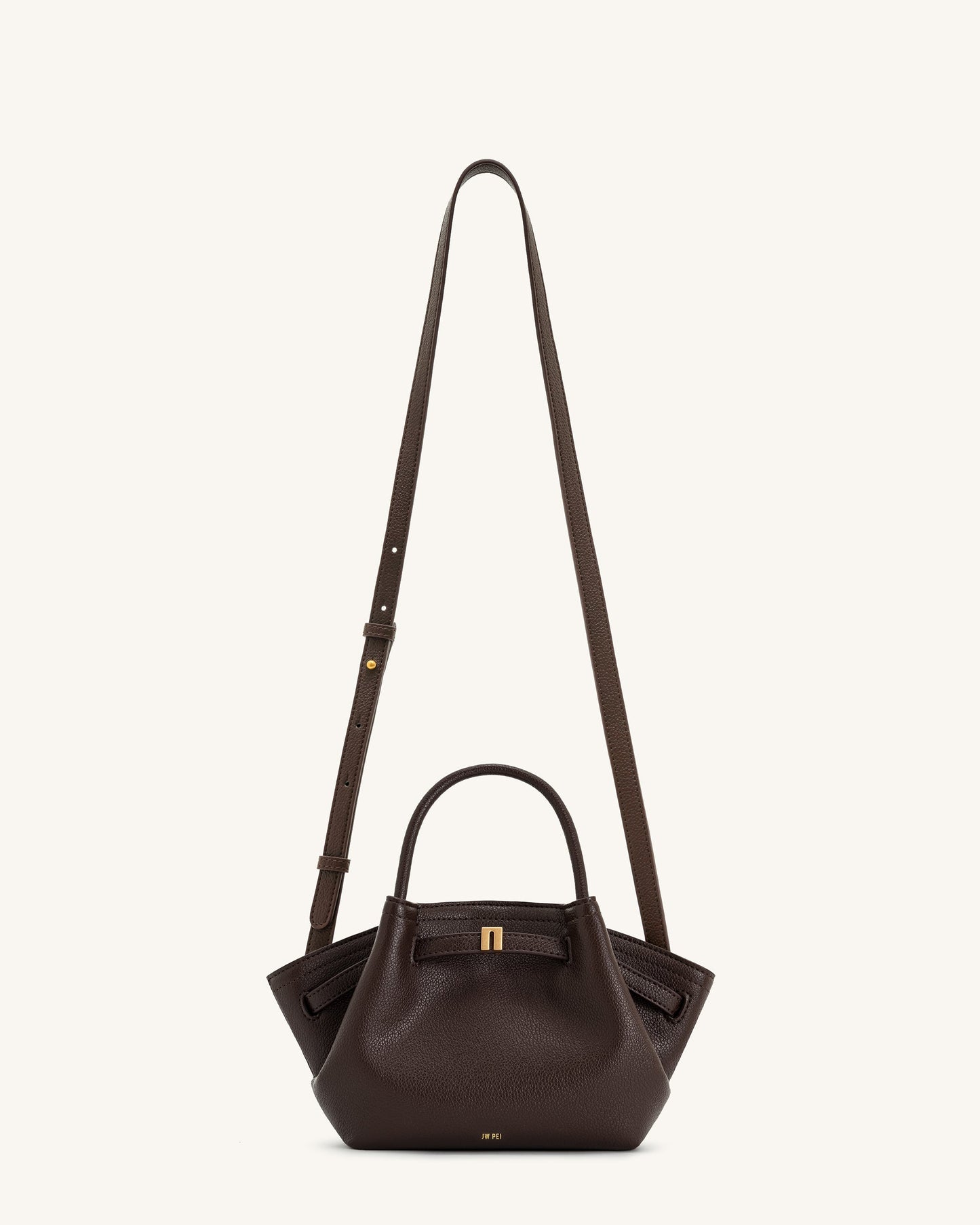 Bolso de mano Hana Mini - Marrón oscuro