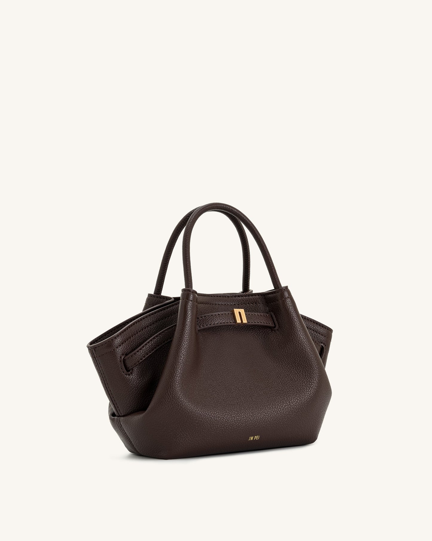 Bolso de mano Hana Mini - Marrón oscuro
