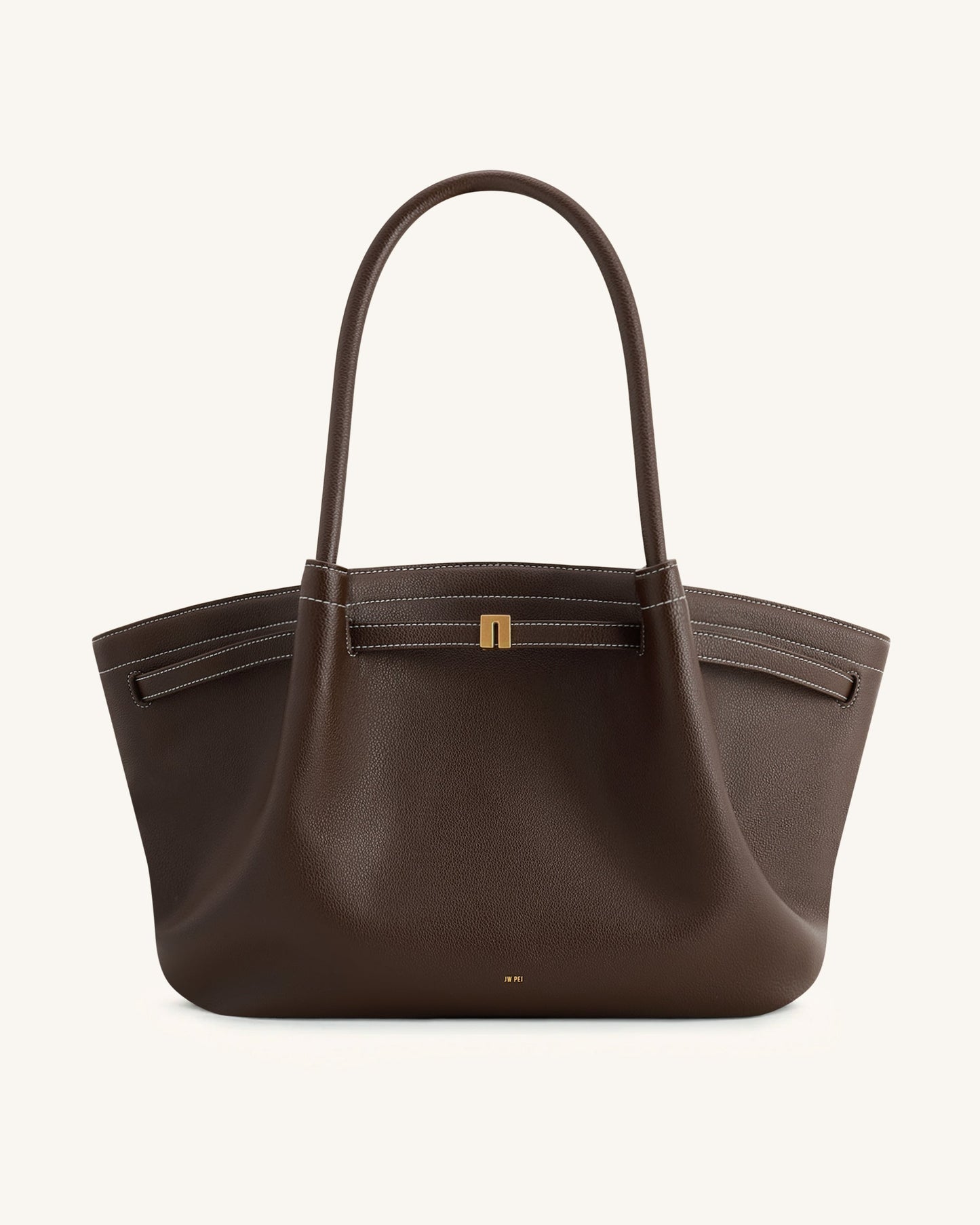 Bolso de mano grande Hana - Marrón oscuro
