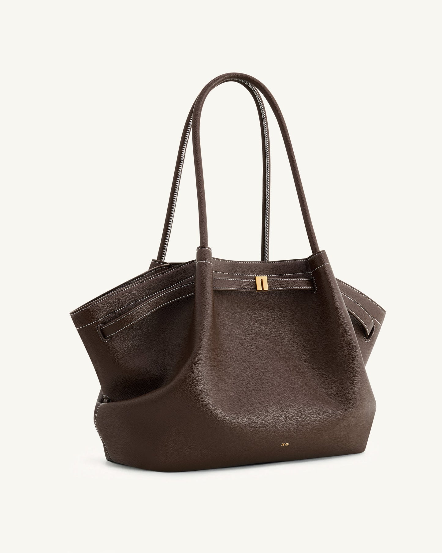 Bolso de mano grande Hana - Marrón oscuro