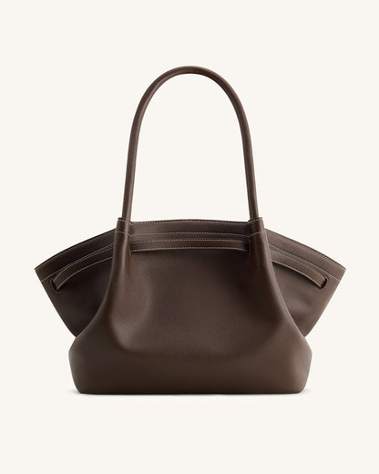 Bolso de mano grande Hana - Marrón oscuro
