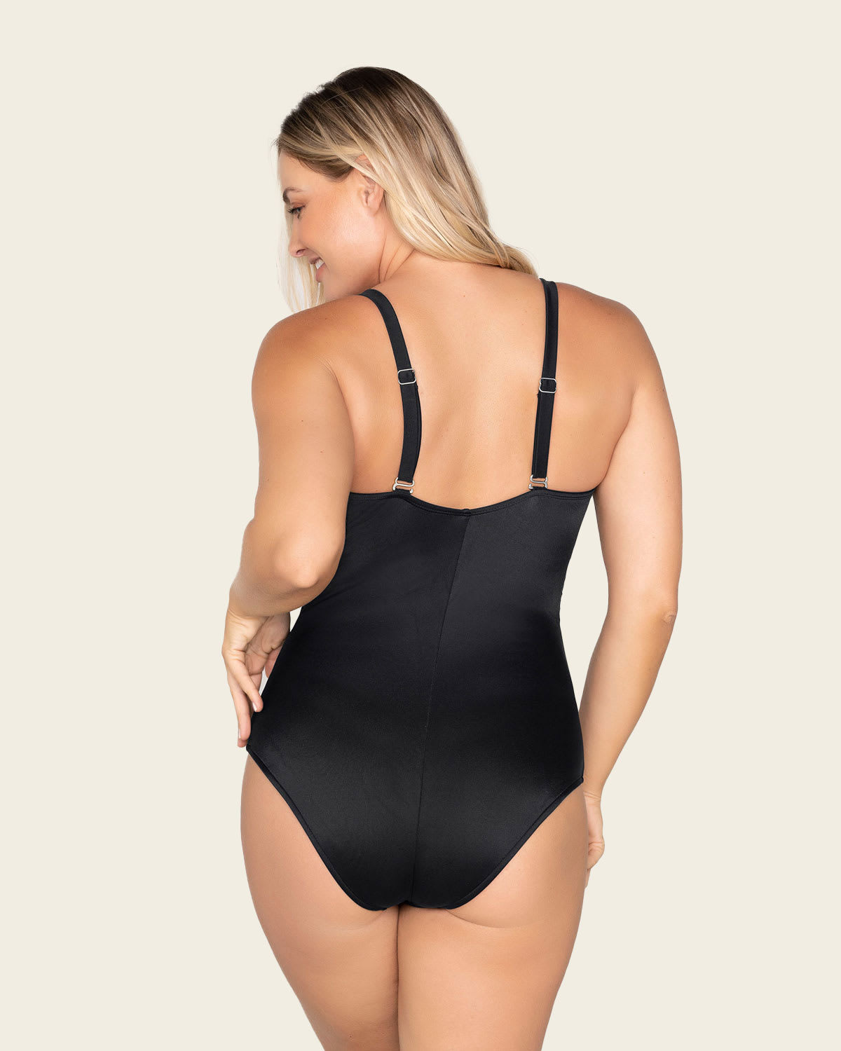 Bañador reductor con push up suave de pecho