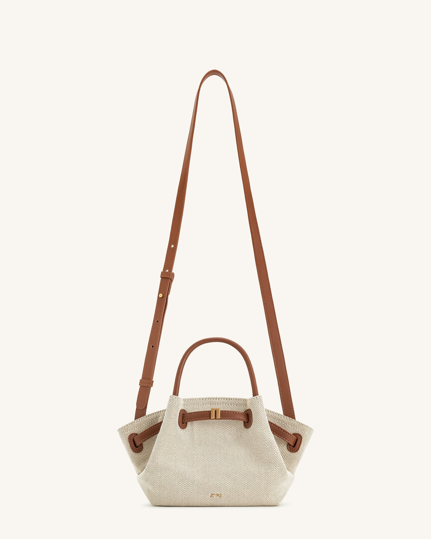 Bolso de mano Hana Mini - Lienzo marrón