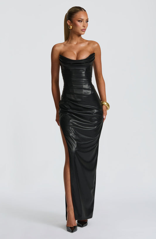 Alba Vestido Maxi - Negro